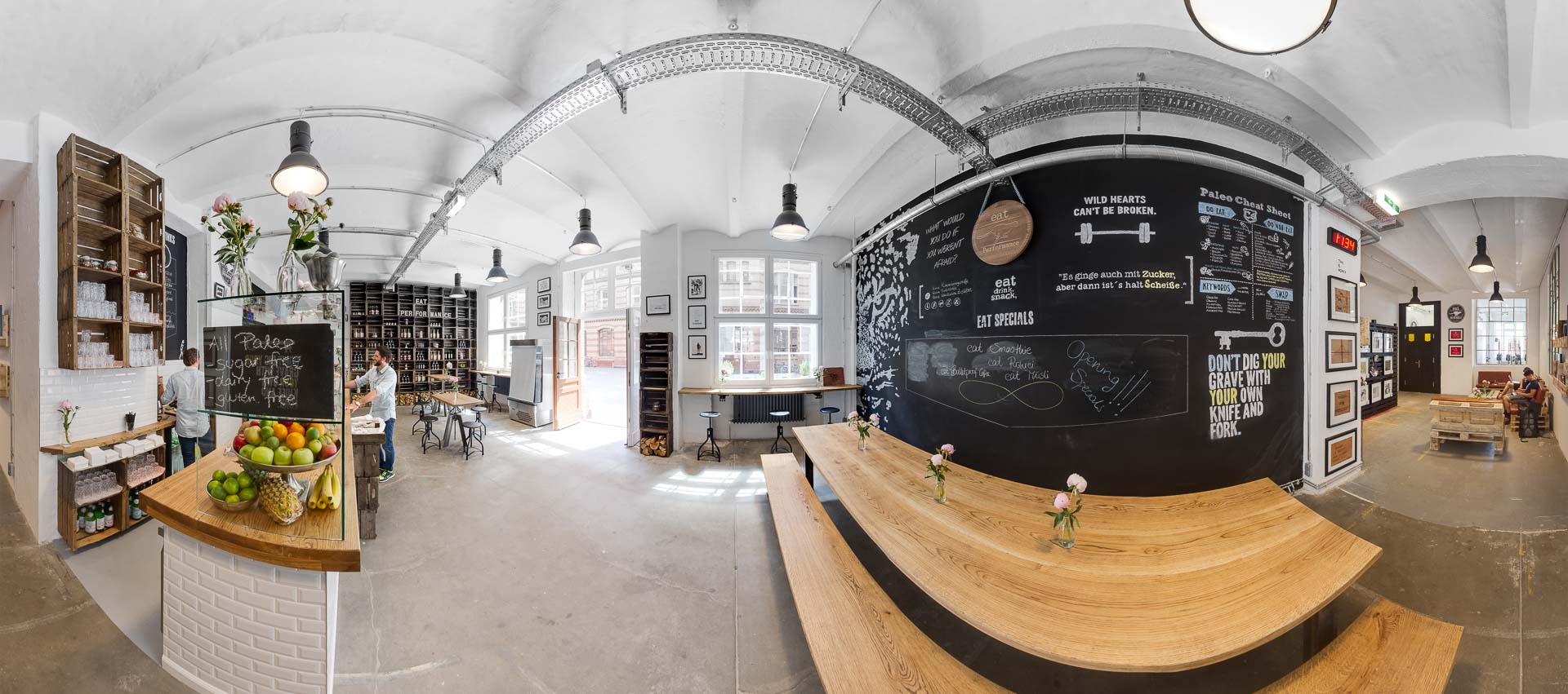 Paleo Cafe Berlin Kreuzberg Healthy Food – 360° Foto